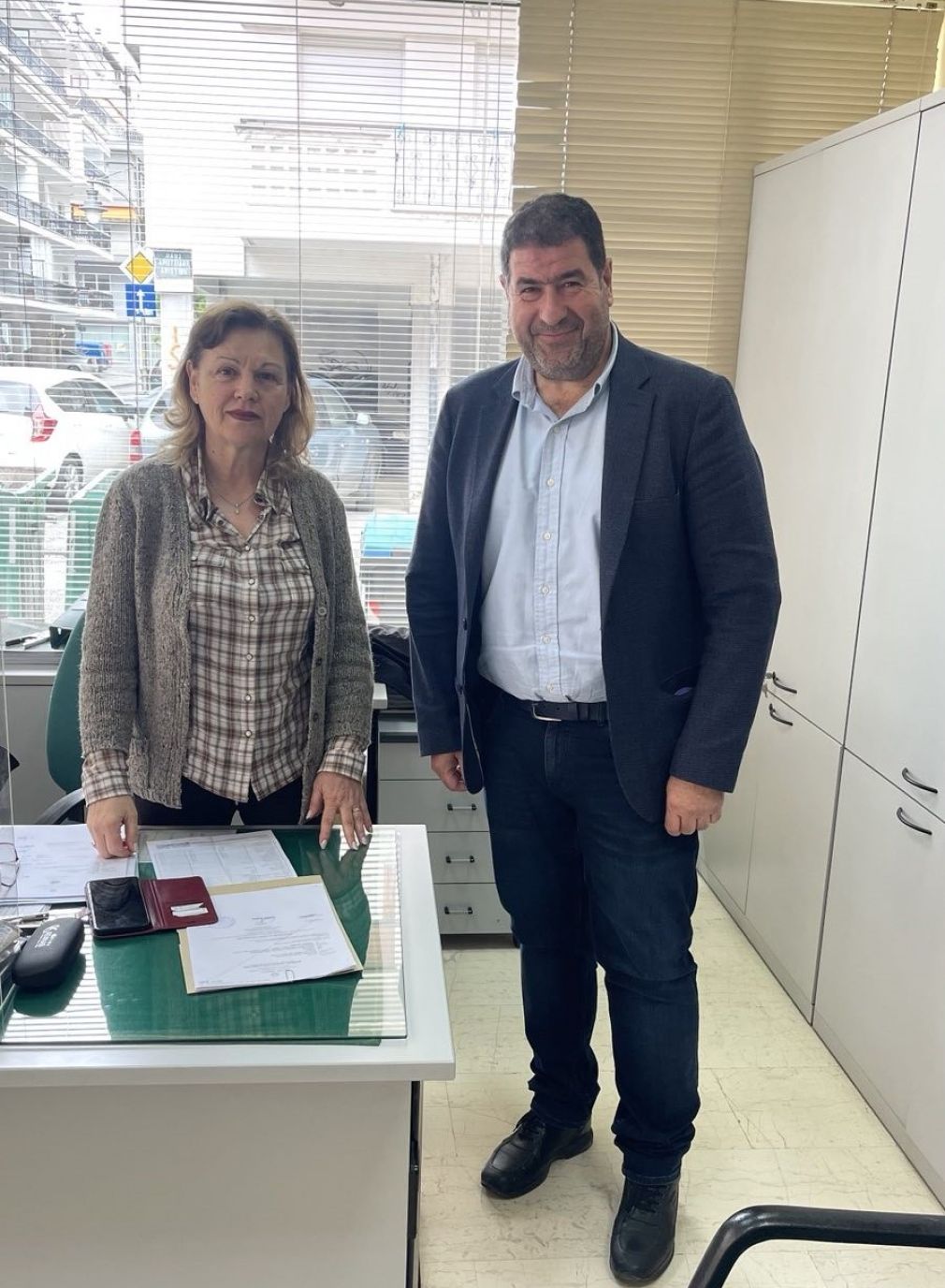 Επισκέψεις του υποψηφίου βουλευτή της ΝΔ  Θανάση Σταυρόπουλου σε δημόσιες υπηρεσίες